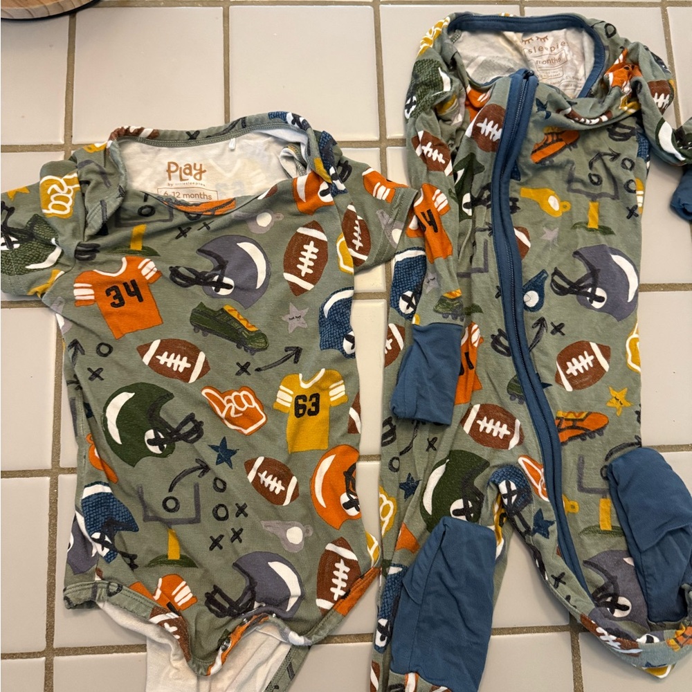 Little Sleepies 1 onesie AND 1 pajamas
